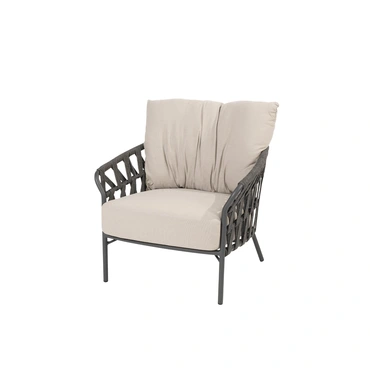 Albareto Living Chair Anthracite With 2 Cushions