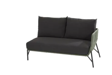 Antara Loungeset (incl. Valetta-Salontafel) - Groen - Bank 2, Taste by 4 Seasons Outdoor, Tuinmeubels