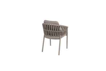 Catalana dining chair cloud met 2 kussens achterkant, 4 Seasons Outdoor, tuinmeubels.nl