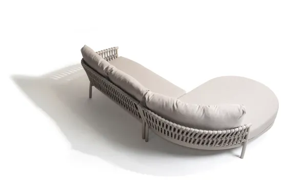 Catalana SET cloud 2-zitsbank + chaise lounge bovenkant, 4 Seasons Outdoor, tuinmeubels.nl