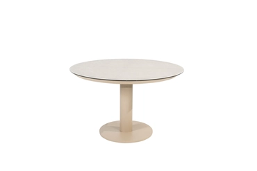 Diningtafel Sarah 120 75 Latte 4SO Printed Keramiek Tafel Buiten Tuintafel 4 Seasons Outdoor