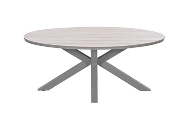 Edison tafel 180x115xH75 cm taupe light teak, Garden Impressions, tuinmeubels.nl
