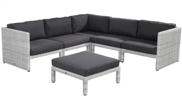 Loungebank Latina - Frio/antraciet - Tussenstuk, Taste by 4 Seasons, Tuinmeubels