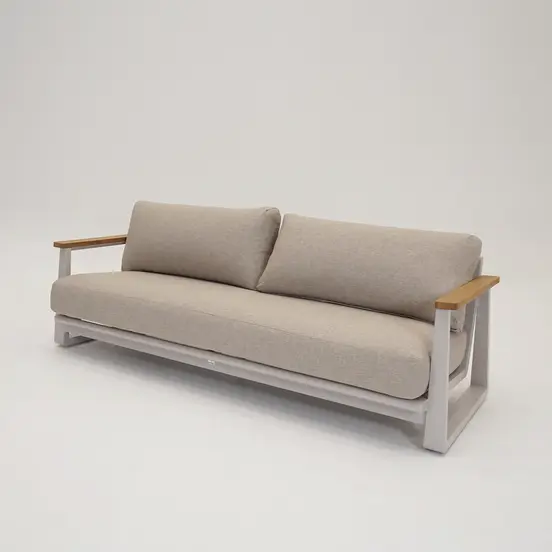 Loungeset Leather II creme/beige3, Vita, Tuinmeubels.nl