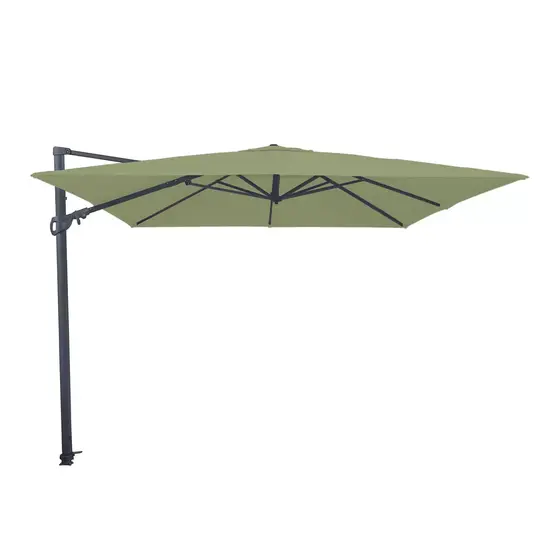 Monaco III Flex l300b300cm Sage Groen met Kruisvoet en Parasolvoettegels - Parasol 5, Lesli Living, Tuinmeubels