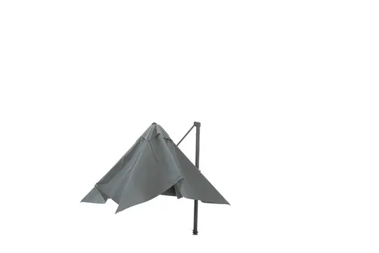 Parasol saint-tropez l355b300cm taupe inklappen, Madison, tuinmeubels