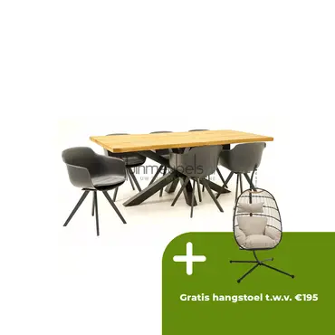 Tuinset Solid met Spectral 200cm tafel