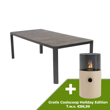 Tuintafel Castilla Negro - 220 cm