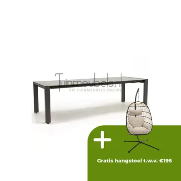 Tuintafel Rialto 262/329,5x100x75cm