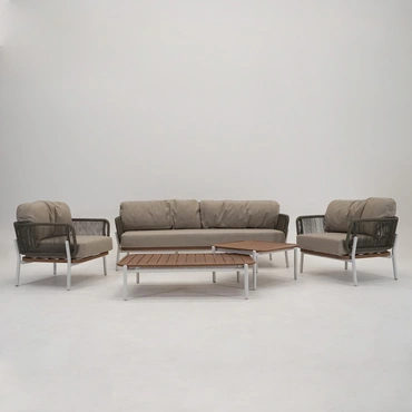 Vita Andorra loungeset 5-delig, Vita, Tuinmeubels