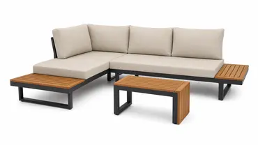 Olympia loungeset taupe, Sens-line, Tuinmeubels.nl