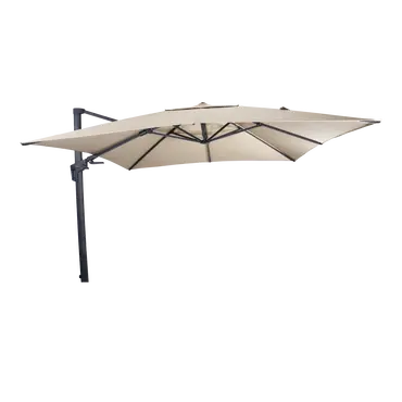 Zweefparasol VirgoFlex ecru 3x3mtr, Lesli Living, tuinmeubels.nl